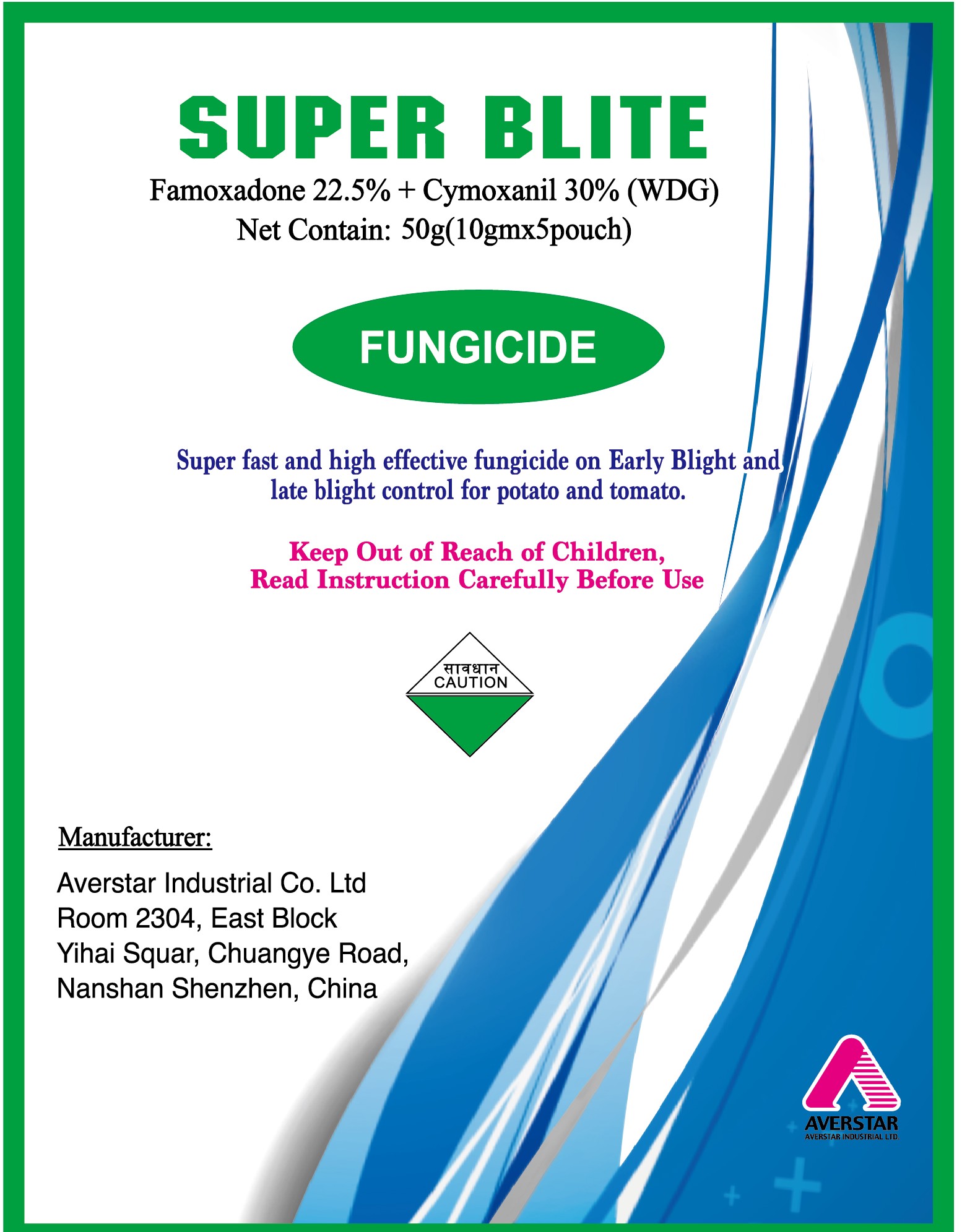 Super Blite (Famoxadone 22.5% + Cymoxanil 30% WDG)
